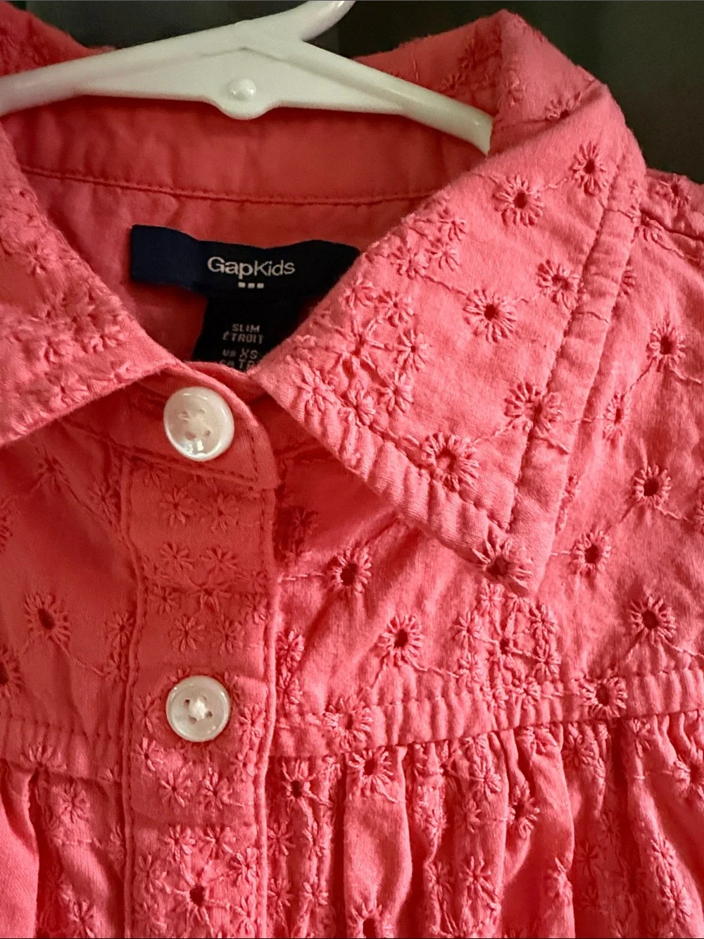 Gap Eyelet Sleeveless Top
